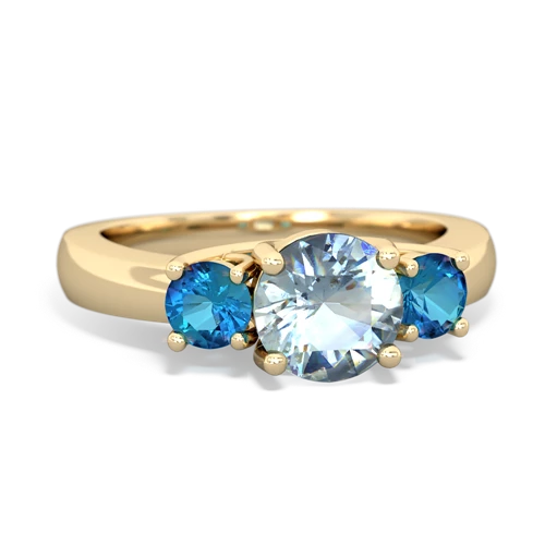 aquamarine-london topaz timeless ring