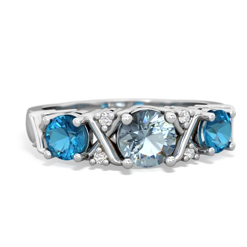 aquamarine-london topaz timeless ring