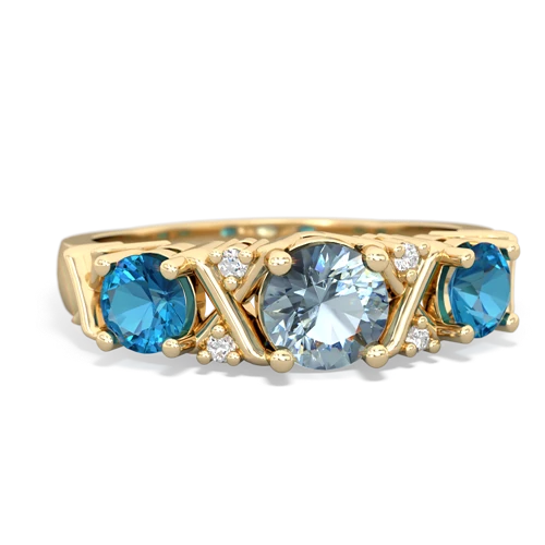 aquamarine-london topaz timeless ring