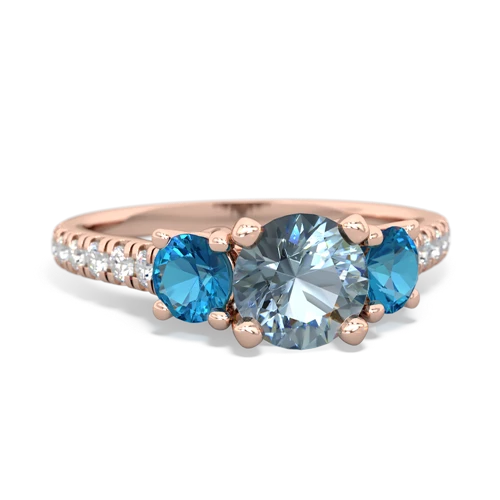 aquamarine-london topaz trellis pave ring