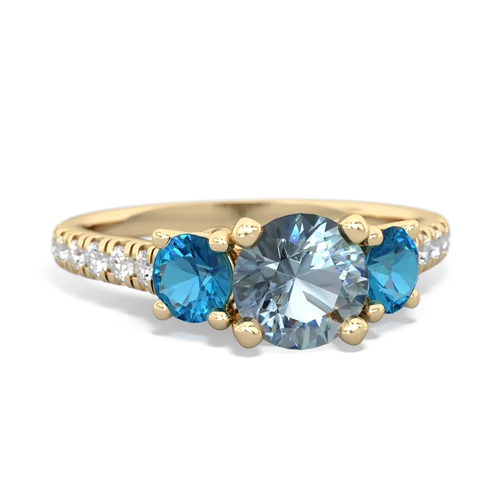 aquamarine-london topaz trellis pave ring