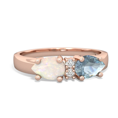 aquamarine-opal timeless ring