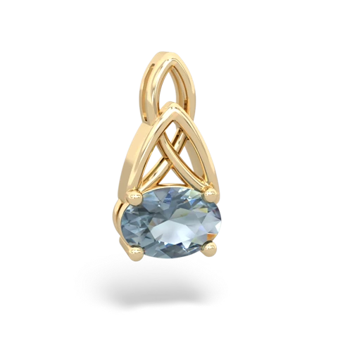 aquamarine celtic pendants