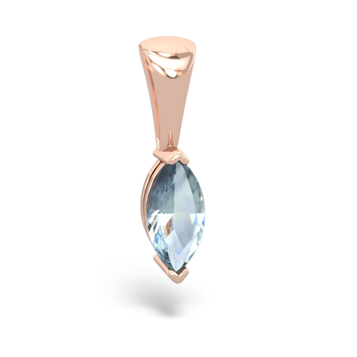 aquamarine marquise pendant