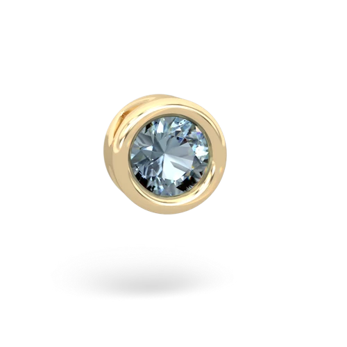 aquamarine slide pendant