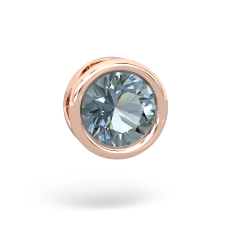 aquamarine slide pendant