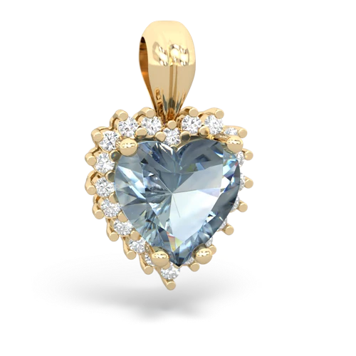 aquamarine timeless pendant