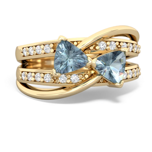 aquamarine couture ring