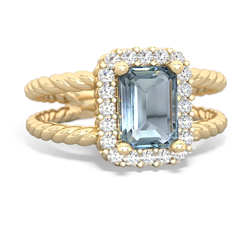 aquamarine couture rings