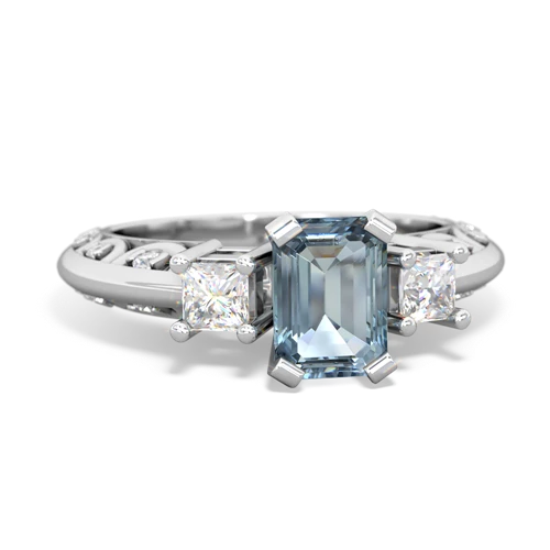 aquamarine engagement ring