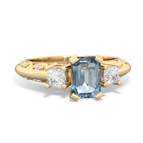 aquamarine engagement ring