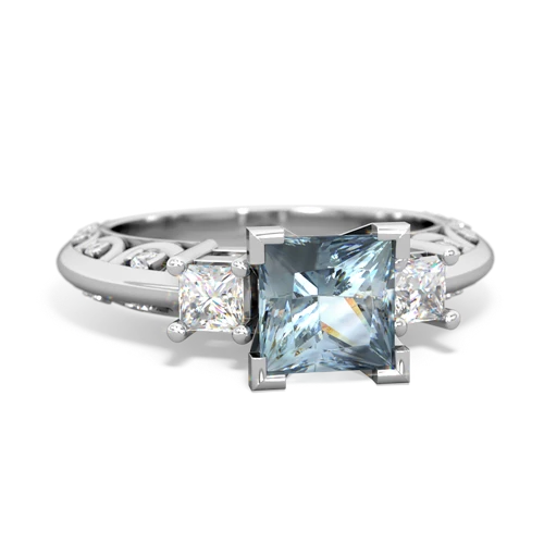 aquamarine engagement ring