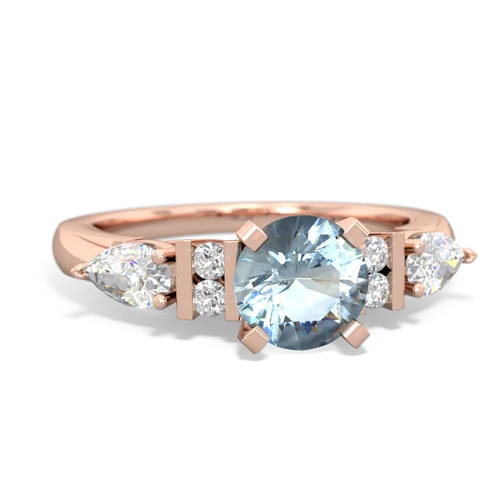 Aquamarine Engagement Genuine Aquamarine ring Ring