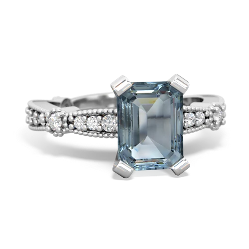 aquamarine engagement ring