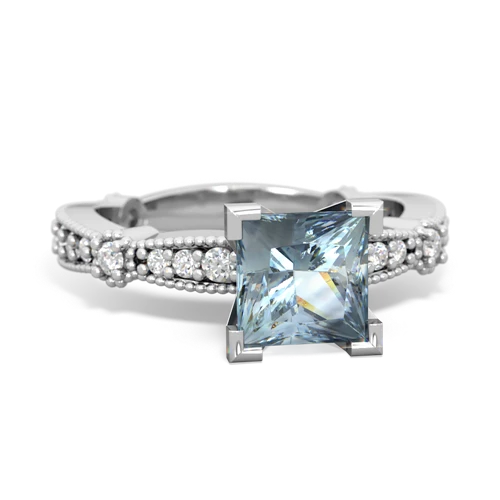 aquamarine engagement ring