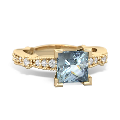 aquamarine engagement ring