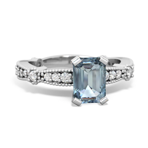 aquamarine engagement ring