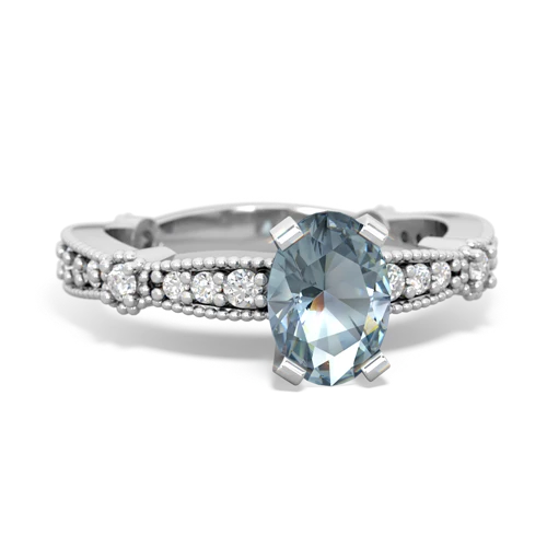 aquamarine engagement ring