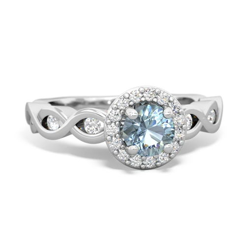 aquamarine engagement ring