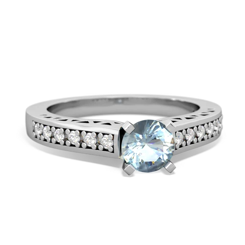 Aquamarine Art Deco Genuine Aquamarine ring Ring