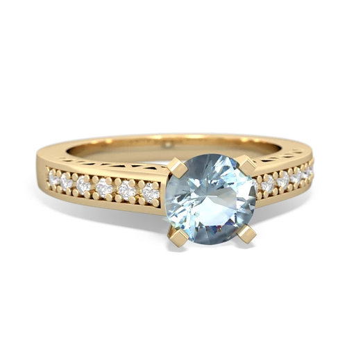 Aquamarine Art Deco Genuine Aquamarine ring Ring