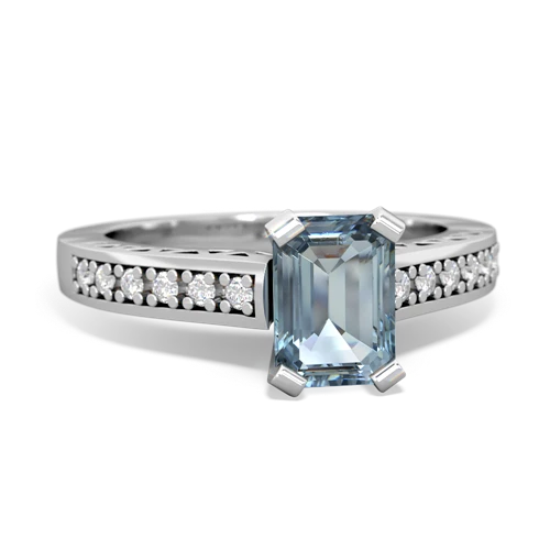 aquamarine engagement ring