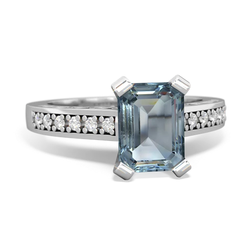 aquamarine engagement ring