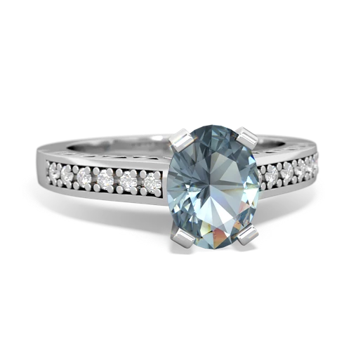 aquamarine engagement ring