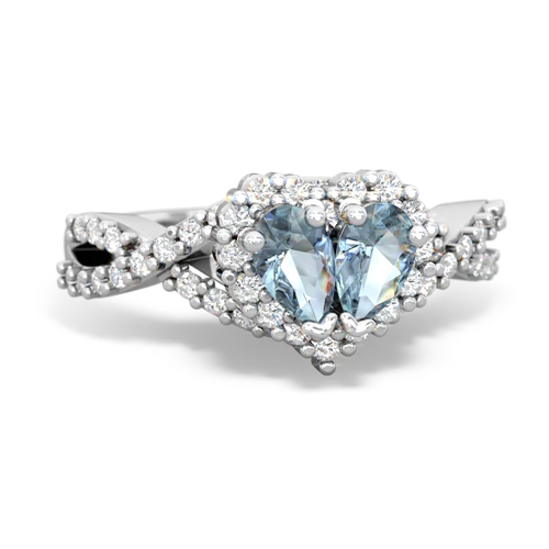 aquamarine engagement ring