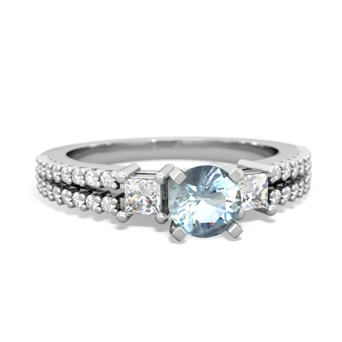 aquamarine engagement ring