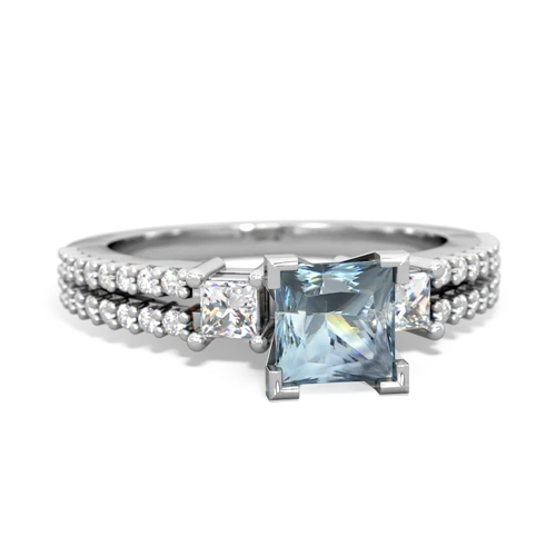 aquamarine engagement ring