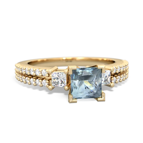 aquamarine engagement ring