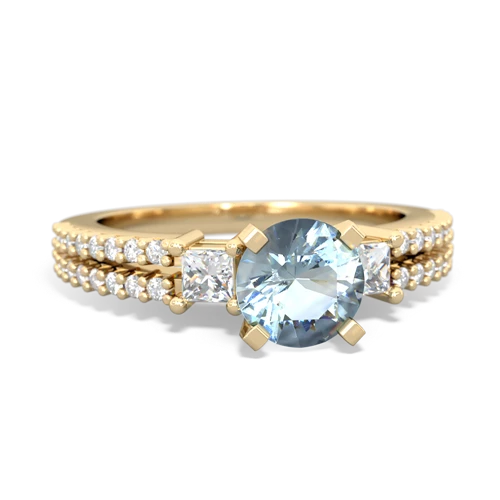 aquamarine engagement ring