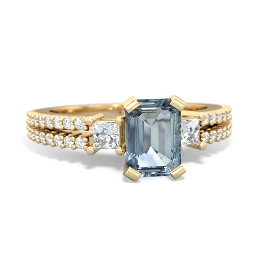 aquamarine engagement ring