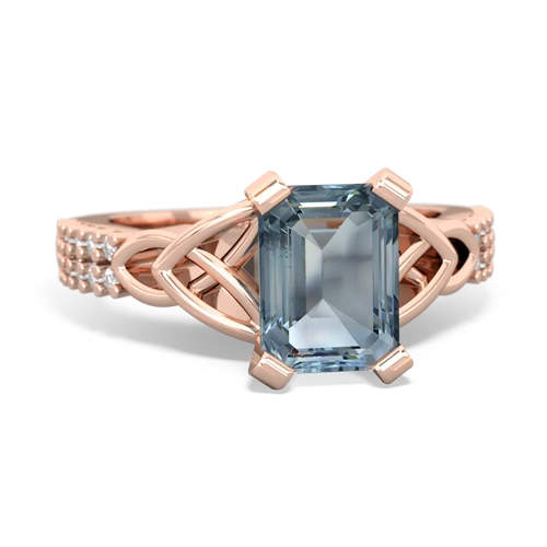 aquamarine engagement ring