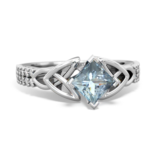 aquamarine engagement ring