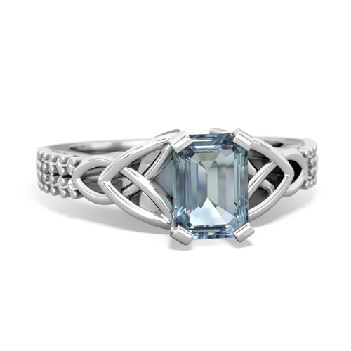 aquamarine engagement ring