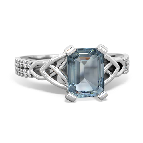 aquamarine engagement ring