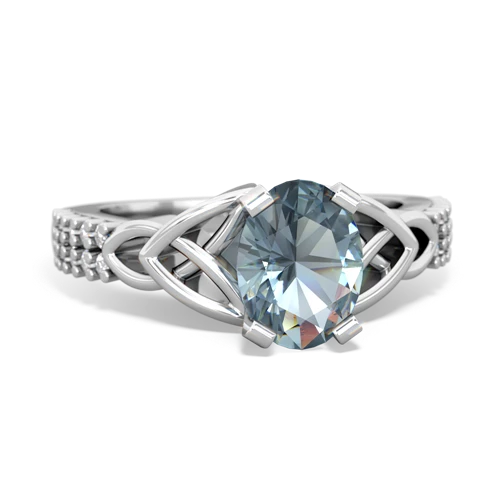 aquamarine engagement ring