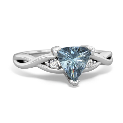 aquamarine filligree ring