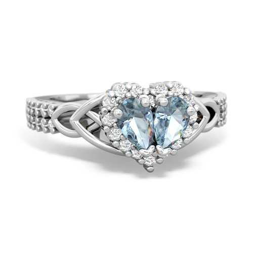 aquamarine keepsake engagement ring