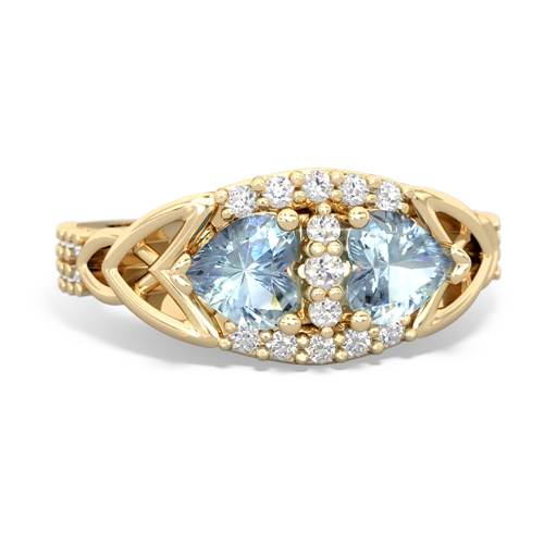 aquamarine keepsake engagement ring
