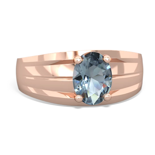 aquamarine mens ring