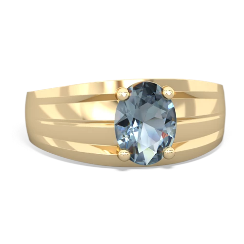 aquamarine mens ring