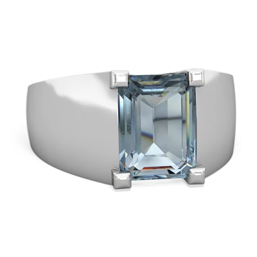 aquamarine mens ring