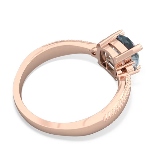 aquamarine modern rings