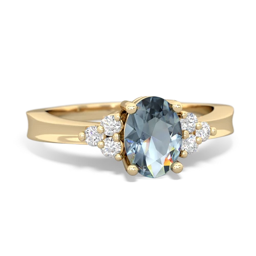 aquamarine timeless ring