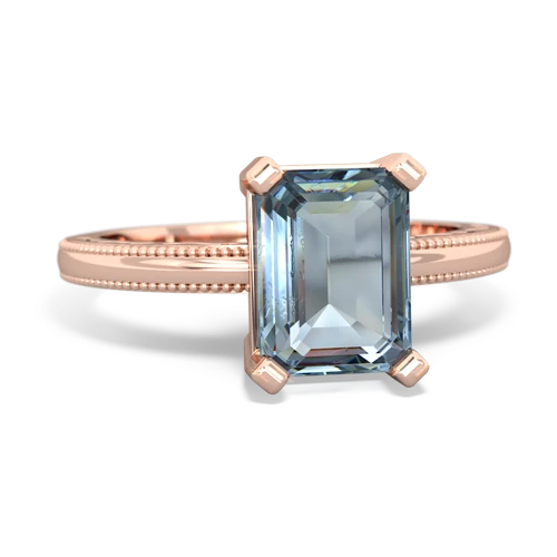 aquamarine timeless ring