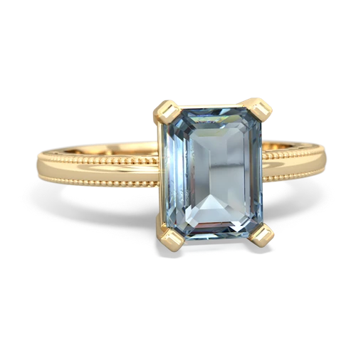 aquamarine timeless ring