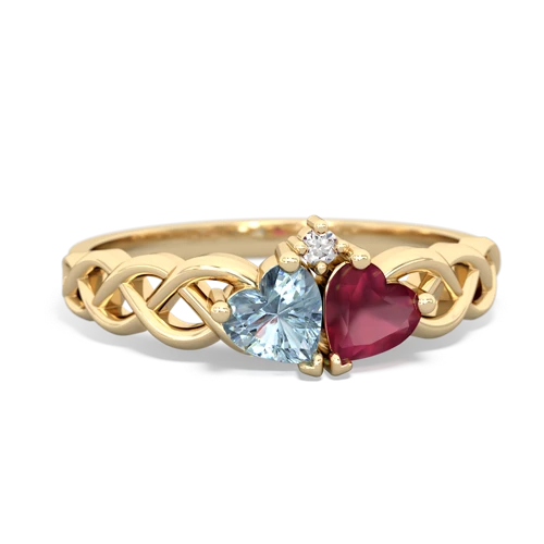 Aquamarine ruby on sale